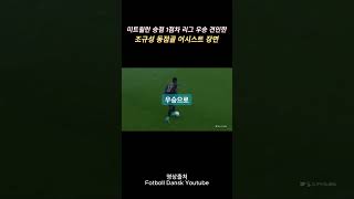 덴마크 수페르리가 승점 1점차 우승 견인한 미트윌란 조규성 동점골 어시스트 장면 #조규성 #미트윌란 #덴마크 #midtjylland