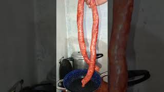 cocinando calabacitas con longaniza #cocina #receta #economico