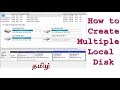 How to create Partition(Local Disk) Without Formatting Data  - Tamil