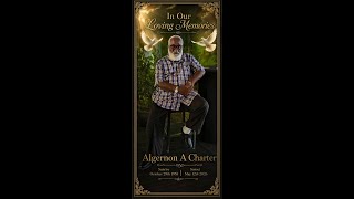Funeral of 72-year-old Algernon A Charter Of 12th Street Canefield