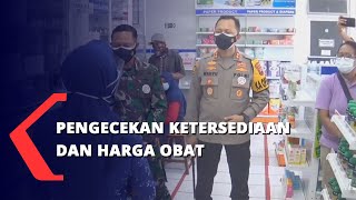 Petugas Cek Ketersediaan Dan Harga Obat di Pasaran