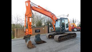 HITACHI ZAXIS 135 US EXCAVATOR WALKROUND VIDEO