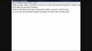 How to close an Internet Explorer window using JavaScript