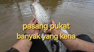 pasang pukat di Murum Dam