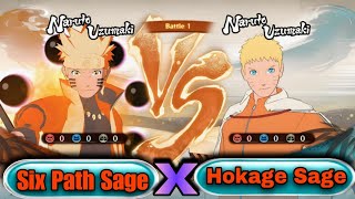 SIX PATH SAGE MODE NARUTO  VS HOKAGE NARUTO ? #14