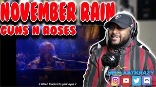 First hearing Guns N' Roses - November Rain | " Rock Music "Reaction