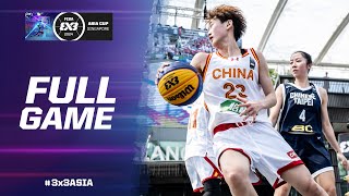 China vs Chinese Taipei | Women Full Game | FIBA 3x3 Asia Cup 2024 | 3x3 Basketball