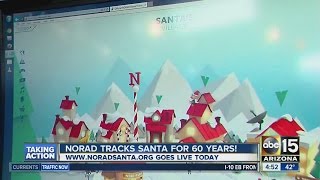 Track Santa on Christmas Eve using NORAD's Santa Tracker