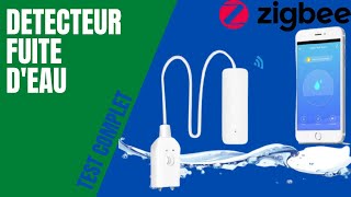 Détecteur fuite d'eau Tuya Zigbee pas cher 🚰. Test Complet de Domotique