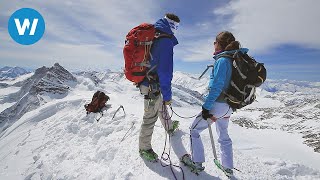 Climbing in the Swiss Alps | Mönch and Jungfrau (French with English subtitles)