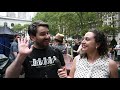 beetlejuice performs at broadway in bryant park