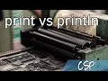 [CSP] print vs println