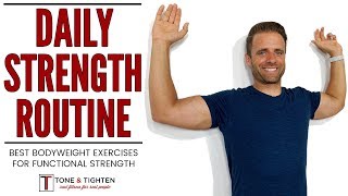 Daily Strength Training Workout Routine | Improve Functional Strength