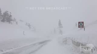 03-04-2023 Soda Springs, CA - Next Major Winter Storm Begins, Blowing Snow, White Out, Home Buried