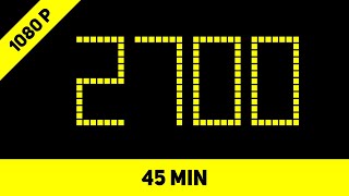 ⏱ 2700 Sec Timer / 🔊 Alarm / 👍 Simple Timer / 45 Min Timer