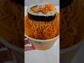 🇰🇷CVS Food l Samyang Cheese Buldak Stir-fried Noodles with a long gimbap full of tuna and kimchi l