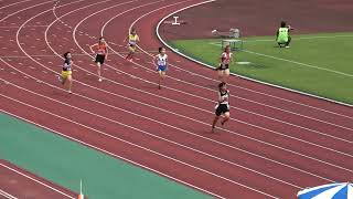 20230902111428U16・U18宮崎県陸上競技大会女150ｍ予選4組