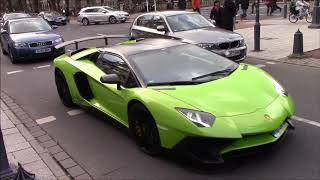 Lamborghini Aventador Compilation ! Howling V12's  in Dusseldorf