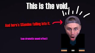 SSundee nearly falls into the void in his Hardcore series