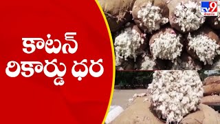 ఏనుమాముల మార్కెట్‌లో కాటన్‌ రికార్డు ధర | Enumamula Market | Warangal- TV9