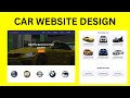 Build a Responsive Car Rental Website | HTML, CSS & JavaScript Project Tutorial