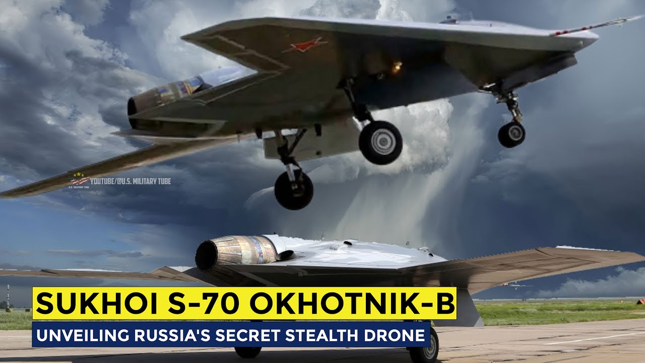 Unleashing The Stealth Beast: Sukhoi's S-70 Okhotnik-B Fighter - YouTube