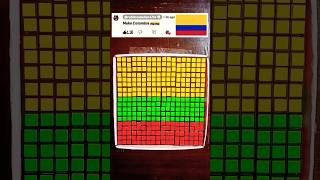 Making Colombia 😱🇨🇴😱 #viral #rubikscube #youtubeshorts #shorts 😄😄