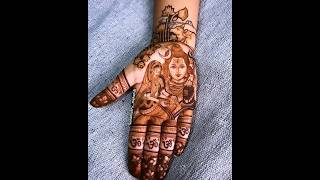 shiv Shakti mehandi design #shiv #shiva #shivshakti #mehandi