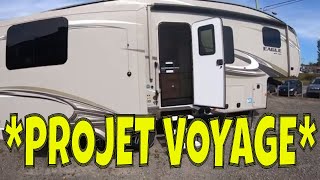 VISITE D'UNE ROULOTTE A SELLETTE (FIFTH WHEEL) AVEC UNE SUPERBE CONFIGURATION, RÉNO A LA MAISON !