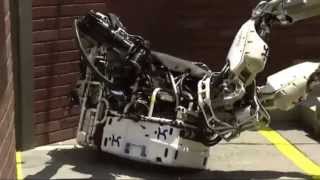 Robots Falling Down at DARPA Robotics Challenge