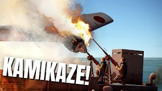 Kamikazes & Satisfying Airplane Crashes! V282 | IL-2 Sturmovik Flight Simulator Crashes