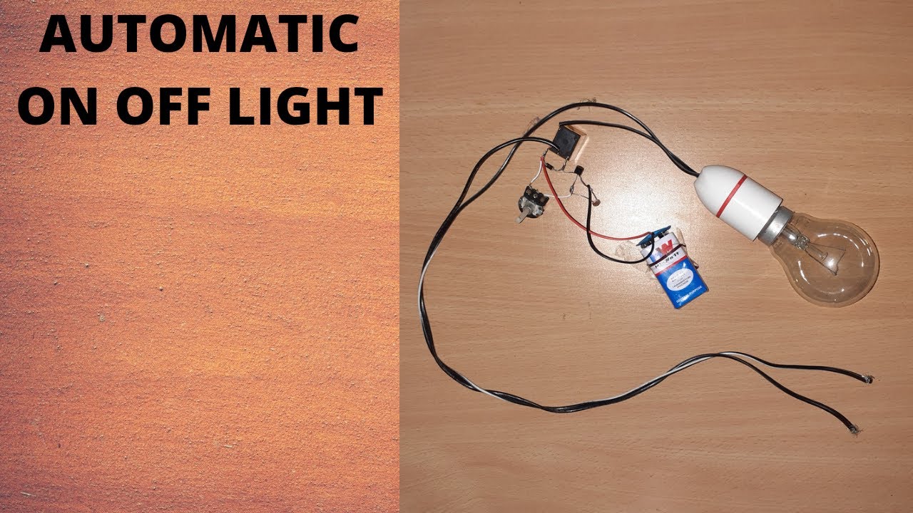 Automatic On Off Light Youtube