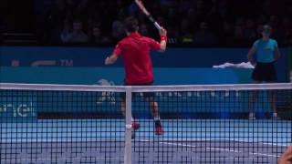 Cilic Puts Away Nishikori Tweener With Ease In London