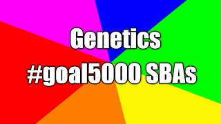 Mrcog part 1#genetics sba|pastpapers|recalls #goal 5000 sbas#rcog