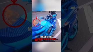 Biker’s bike CATCHES FIRE on ride‼️🤯 (@LivingLikeLarryOfficial)