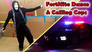 Game Master Fortnite Dances & Cheerleading! Then We Call the Cops!