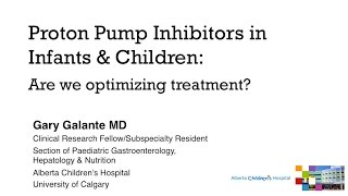 Proton Pump Inhibitors (PPI) in Pediatrics, Part 1