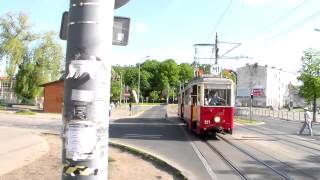 Konstal 5N #337+ 5ND #644 jako linia M1 w Noc Muzeów 2013-Łódź.