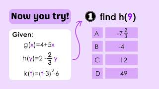 Function Notations|| Activity Base || Quiz || Basic Math ||