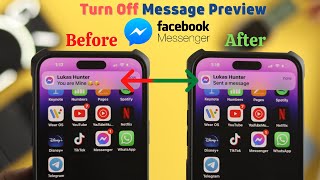 How to Hide Facebook Message Preview Notification! [Turn Off FB Message Preview]