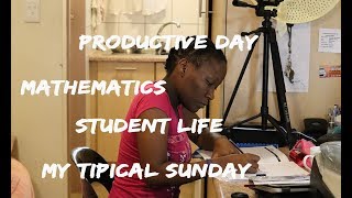 A Productive Day Of A Mathematics And Statistics Student| K2KC || UFS | South African Vlog