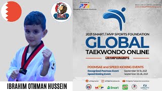 Ibrahim Othman Hussein | 2021 SMART / MVP SPORTS FOUNDATION GLOBAL TAEKWONDO ONLINE CHAMPIONSHIPS