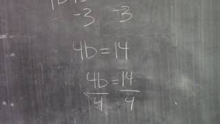Solving Two Step Equations