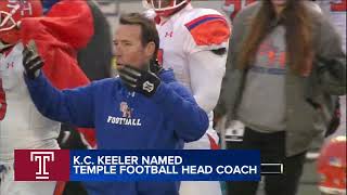 K.C. Keeler named head football coach for Temple University