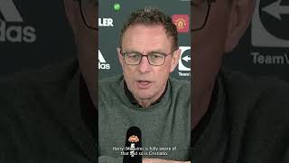 "Absolute nonsense!" 🔥 Ralf Rangnick on Man Utd captaincy #Shorts