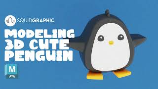 MODELING A 3D CARTOON PENGUIN AUTODESK MAYA SQUIDGRAPHIC