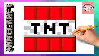 How To Draw Minecraft TNT | Easy Drawing Tutorial