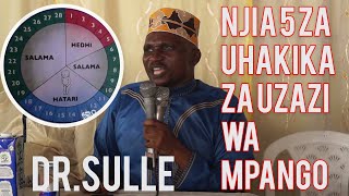 DR.SULLE: HIZI HAPA NJIA TANO ZA ASILI ZA UZAZI WA MPANGO ZISIZO KUA NA MADHARA KWA MTUMIAJI.