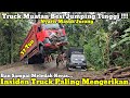 Ditonton Warga Se Kampung || Truck Muatan Besi 33 Ton Jumping Tinggi 5 Meter