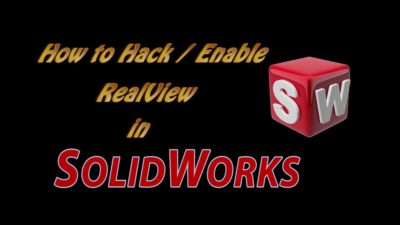 How To Enable Realview Graphics In Solidworks | Realview Graphics ...